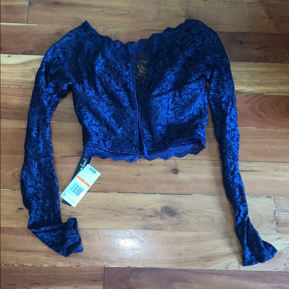 Sparkle Blue Blouse